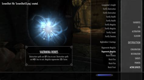 Enchantment Modifiers (Skyrim) .